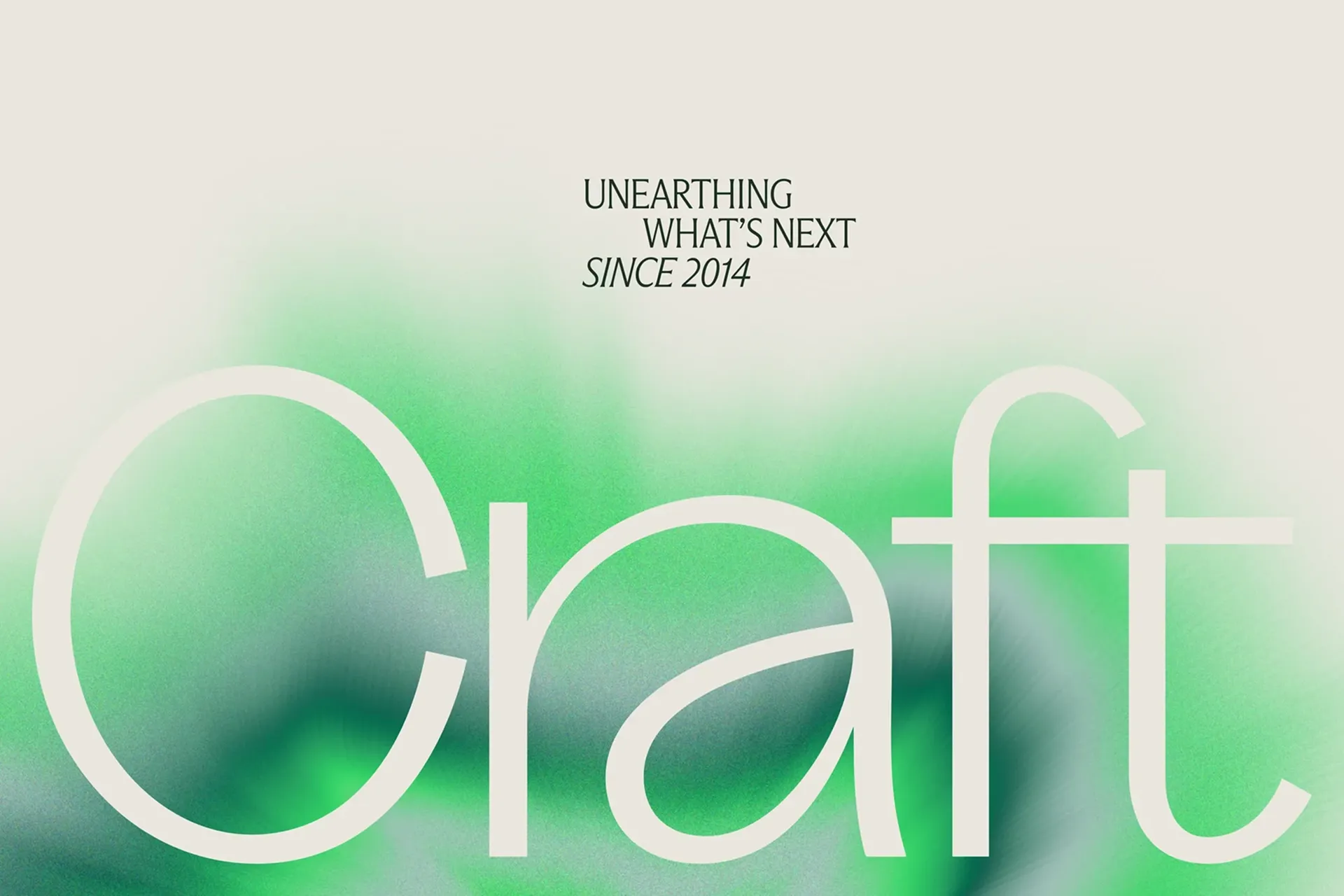 Craft 리브랜딩 대표 이미지