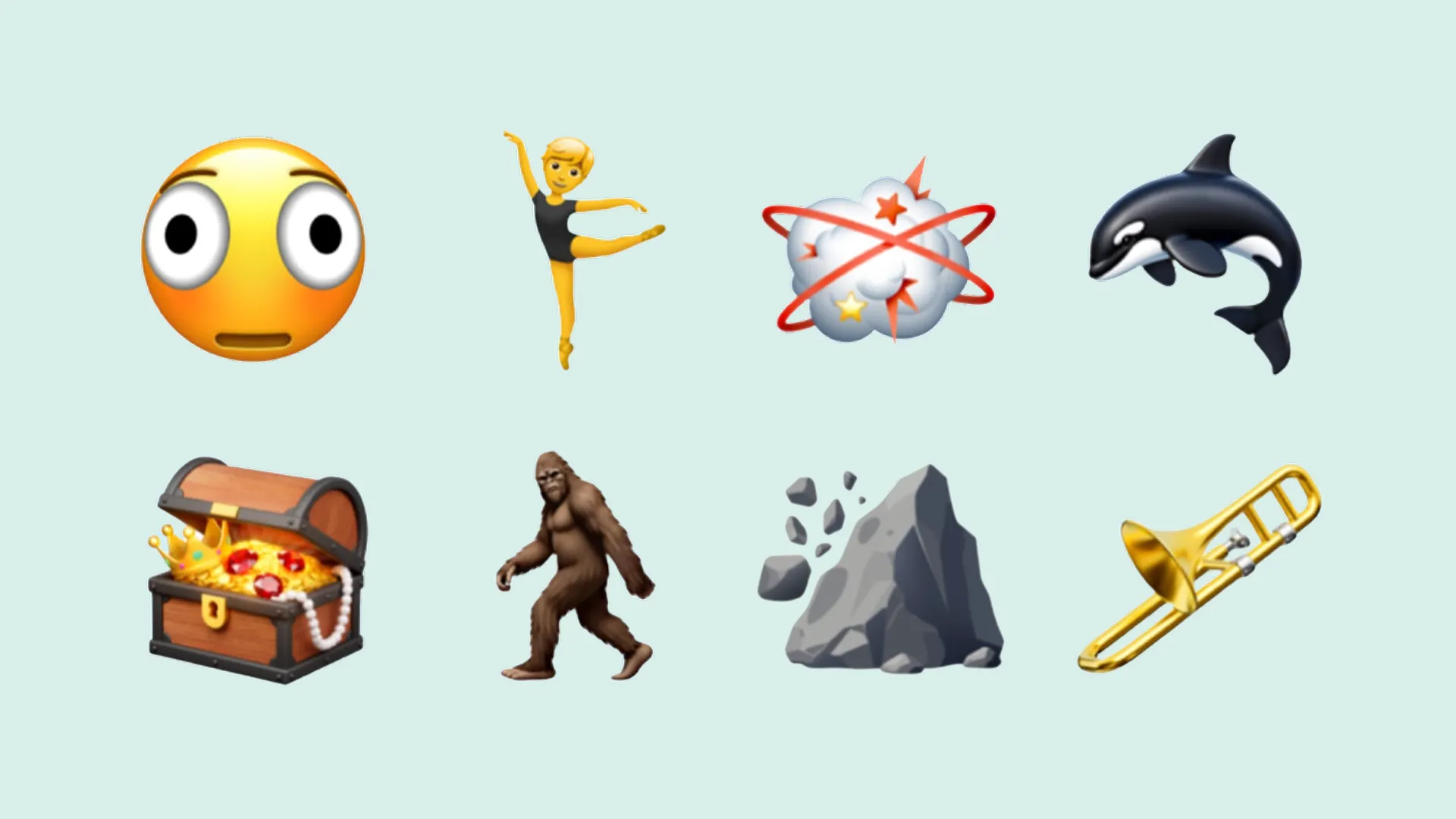 애플 iOS 26.4 베타 4 버전에 추가된 새로운 이모지 8종