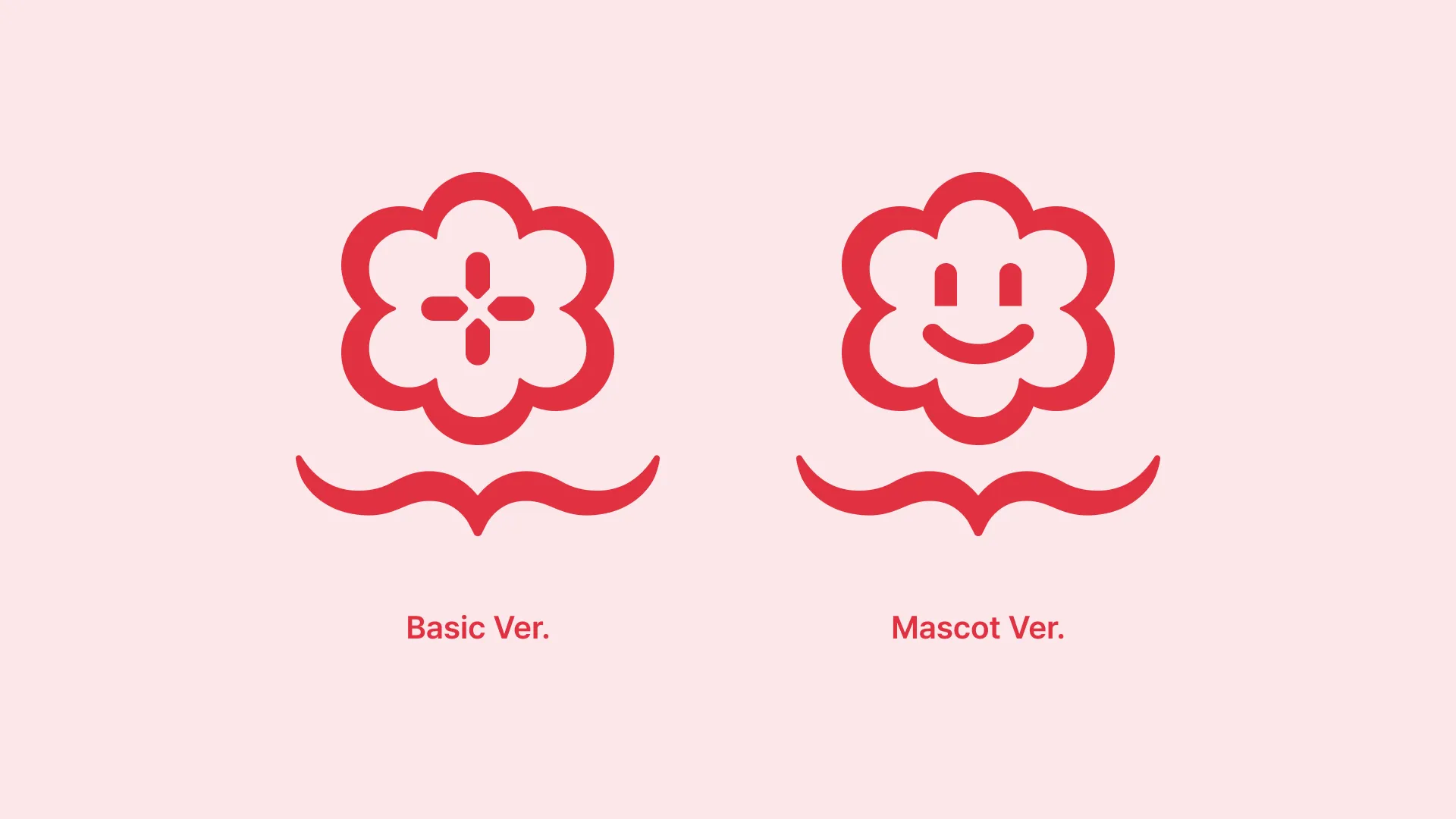 레이디러너 기본 심볼과 마스코트 버전