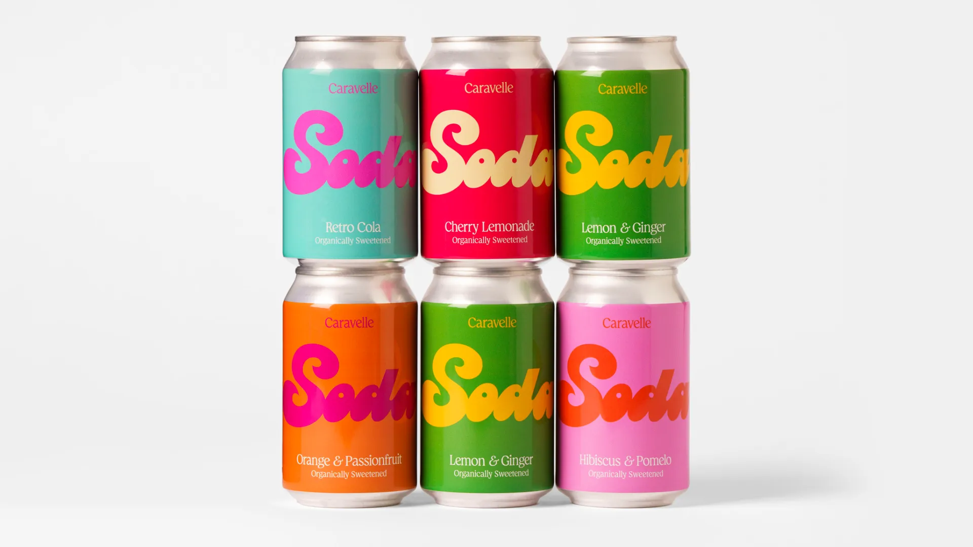 Caravelle Soda Edition: Soda pop revival: retro-inspired beverage label design