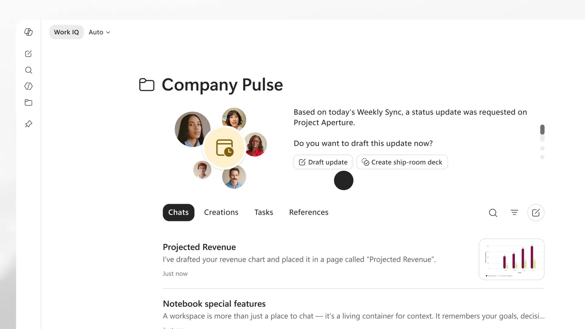 Microsoft 365 Copilot: 신규 기능 워크IQ